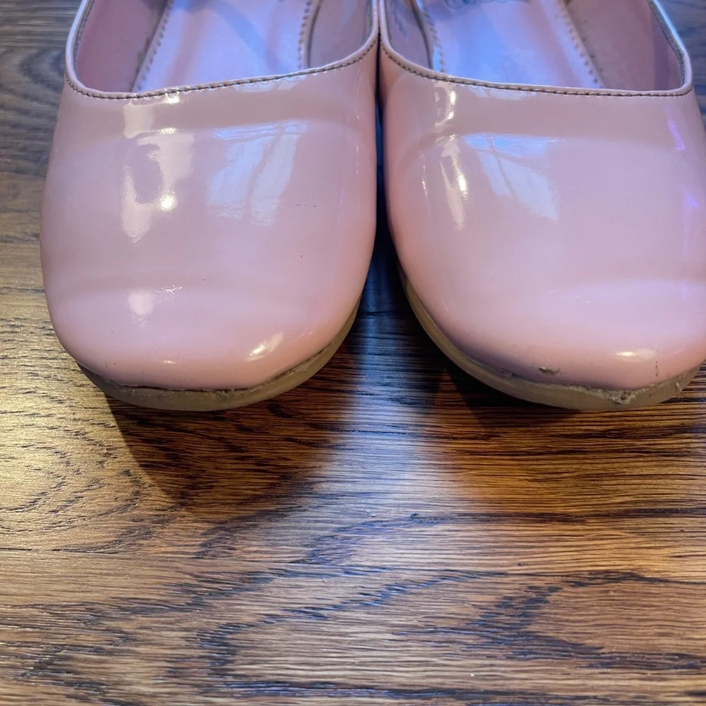 Swea Pea & Lilli Pink Elsa Dressy Flats with Strap and Buckle Size 3